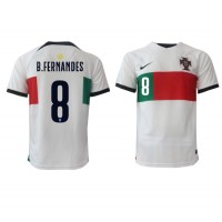 Camisa de time de futebol Portugal Bruno Fernandes #8 Replicas 2º Equipamento Mundo 2022 Manga Curta